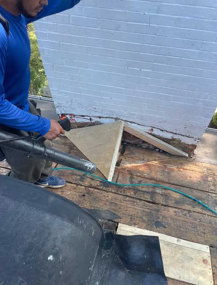 Chimney Base Rebuild & Flashing in Chardon, OH