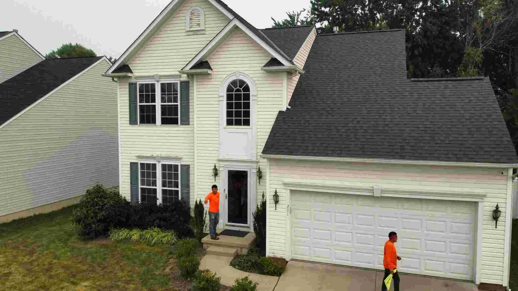 Roof Replacement — Before & After in Willoughby, OH